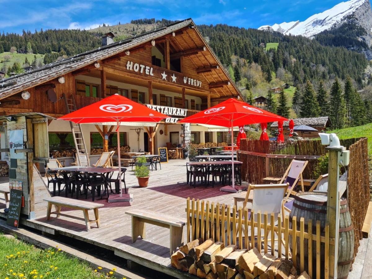 Hotel Restaurant U'Fredy La Clusaz Dış mekan fotoğraf