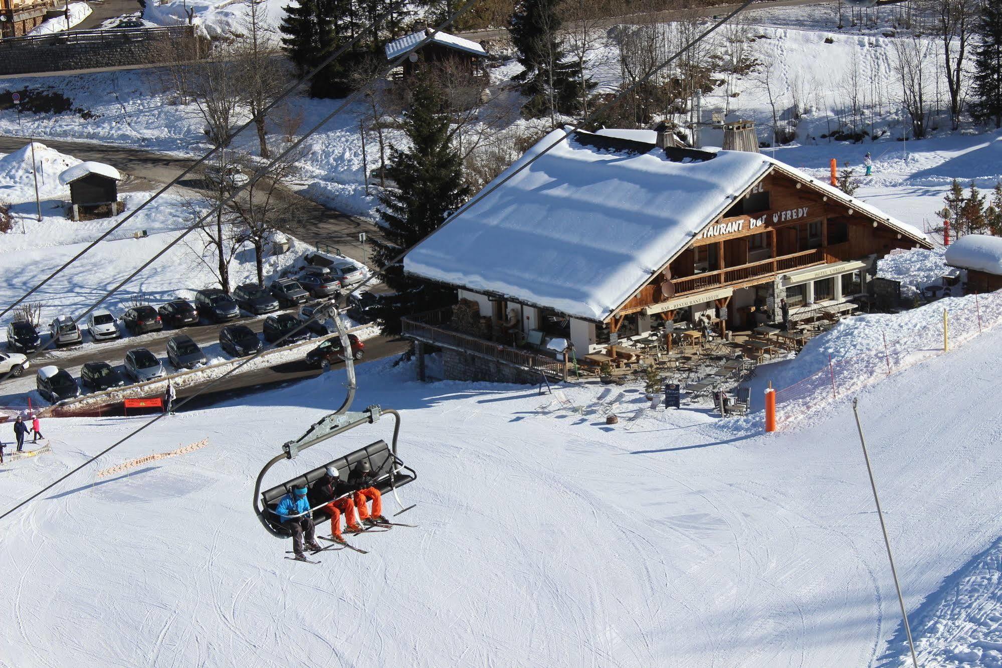 Hotel Restaurant U'Fredy La Clusaz Dış mekan fotoğraf